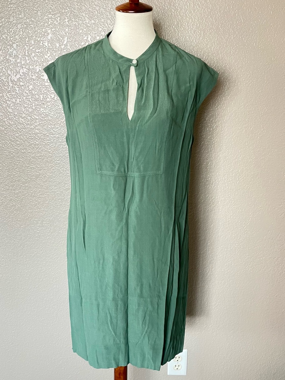Jcrew green dress Size small